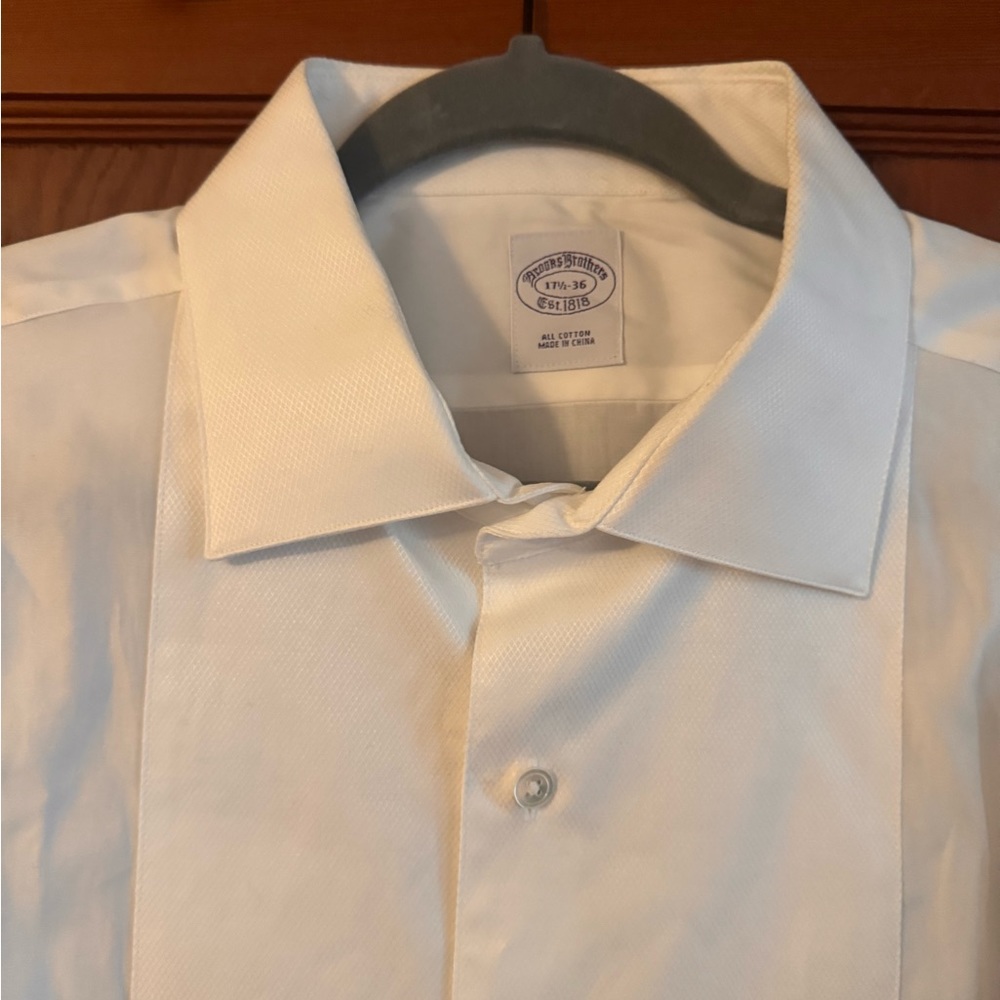 Tuxedo Shirt — Pique Bib, French Cuff